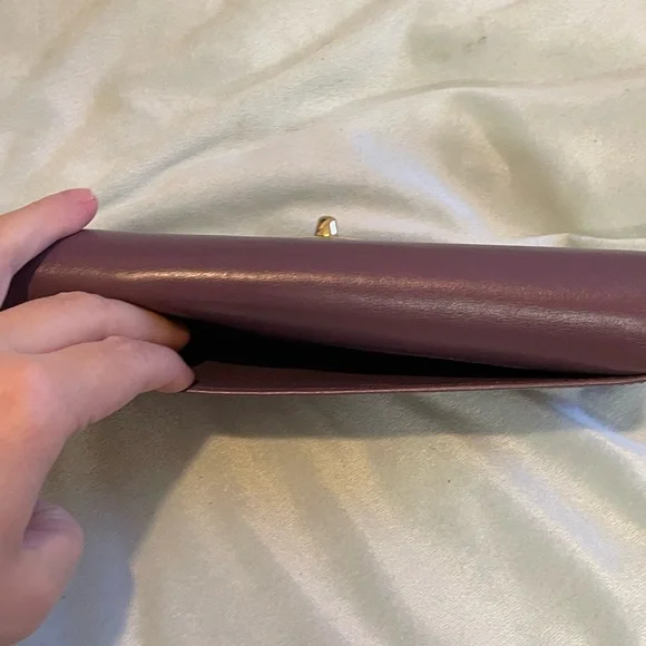 Coach Dark Lavender Leather Wallet - Picture 4 of 10